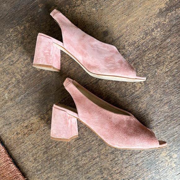 MADE pink suede pumps - Picture 2 of 4